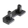 Carbon Fiber Servo Mount Axle Up Servo Fixed Bracket for Axial SCX10 SCX10 II 90046 1/10 RC Crawler Car Upgrade Parts view 1