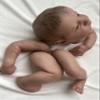 Anano Reborn Baby Doll DIY Levi Kit - Already Painted 19 Inch Silicone Vinyl Sleeping Doll - Realistic Baby Kit for Kids Age 3+ view 3