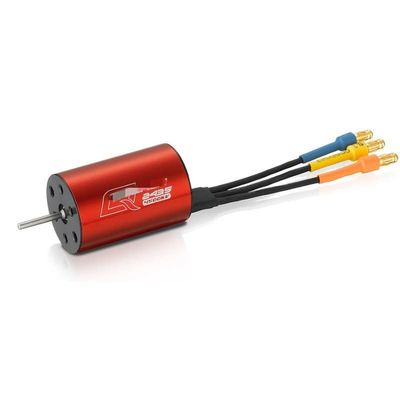 RC helicopter aircraft parts For Hobbywing QuicRun WP-16BL30 Brushless Speed Controller 30A RC Car ESC + 2435 4500kv motor+ programe card Wholesale Replaceable accessories ( Color : 2435 4500KV motor