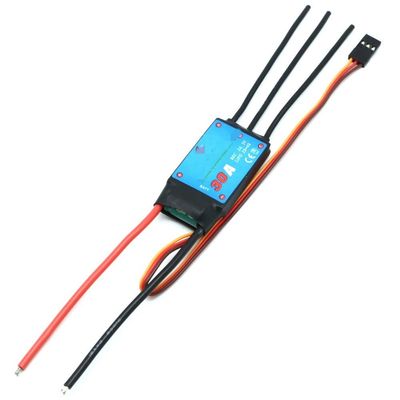 RC helicopter aircraft parts For ZMR ESC 4pcs/lot 20A 30A 40A 50A 60A 80A For Bidirectional Brushless ESC for RC Boat Rc Car Pneumatic Underwater Propeller Replaceable accessories ( Color : 30A )