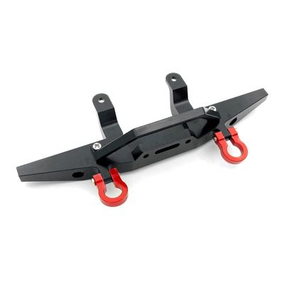 AAPIE Metal Front Bumper is Suitable for MN D90 D91 MN96 MN99 MN99s 1:12 Remote Control Car DIY Upgrade Accessories (Color : Black)