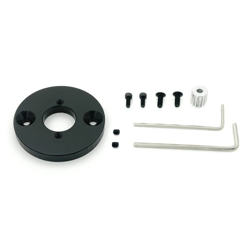 AAPIE MN86 390 to 540/550 Motor Converter with 13T Gear for MN86s MN86k MN86KS G500 1/12 RC Car Upgrade Parts Accessories (Color : Silver)