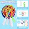 Oun Nana Bubble Wands Set for Kids with Tray, 28 PCS Big Bubble Maker Wand Toys Bulk for Kids Summer Outdoor Activity Games Birthday Gifts Party Favors view 4