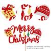 1 Pack Merry Christmas Cake Topper Santa Hat Cake Picks Merry Christmas Cake decorations for Holiday Party Decorations Supplies view 3