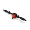 Metal Rear Bridge Axle with Shock Absorber Leaf Springs Suspension for WPL D12 B16 B36 B14 B24 RC Car Parts (Color : Set A Black) view 1