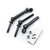 AAPIE New CVD Steel Front & Rear Drive Shaft Assembly Heavy Duty for Traxxas 1/10 Slash 4x4 SLA017 SLA018 RC Parts (Color : Rear Siamese) view 4