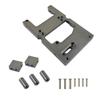 AAPIE Aluminum Alloy Servo Fixed Mount Bracket for Wpl C24 C14 B16 B36 1/16 RC Car MN D90 99s Upgrade Metal Spare Parts (Color : Dark Grey) view 1