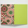 Shogado Yuzen Red Stamp Book Goen Goshuin Book Cover Set, Green G-4 view 3