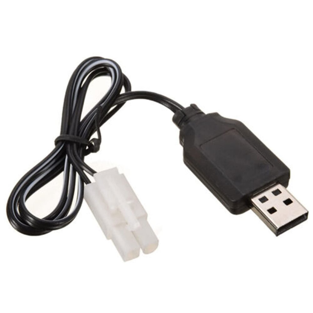RC Toy Car Boat Plane 9.6V 200mA USB NiCd/NiMH Battery Charger Connector Cable