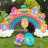 20 PCS Easter Egg Balloons, Happy Easter Foil Balloons, Egg Mylar Balloon for Party Decorations Supplies view 3