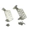Front Rear Bumper Lower Protect Plates Stainless Steel Chassis Armor Skid Plate for 1/10 Traxxas TRX4 RC Crawler Parts ( Color : Front and Rear ) view 1