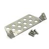 Front Rear Bumper Lower Protect Plates Stainless Steel Chassis Armor Skid Plate for 1/10 Traxxas TRX4 RC Crawler Parts ( Color : Front and Rear ) view 4