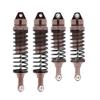 Aluminium Alloy Shock Absorber Assembled Full Metal Big Bore Shocks Front & Rear for Traxxas 1/10 Slash 4x4 Rustler 4x4 VXL ( Color : Dark Grey ) view 1