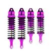 Aluminium Alloy Shock Absorber Assembled Full Metal Big Bore Shocks Front & Rear for Traxxas 1/10 Slash 4x4 Rustler 4x4 VXL ( Color : Dark Grey ) view 3