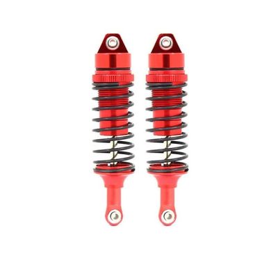 Aluminium Alloy Shock Absorber Assembled Full Metal Big Bore Shocks Front & Rear for Traxxas 1/10 Slash 4x4 Rustler 4x4 VXL ( Color : Burgundy )