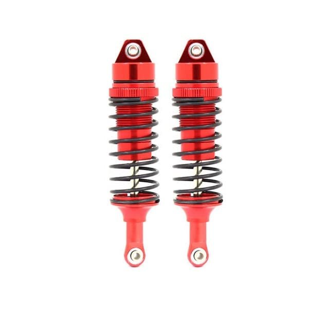 Aluminium Alloy Shock Absorber Assembled Full Metal Big Bore Shocks Front & Rear for Traxxas 1/10 Slash 4x4 Rustler 4x4 VXL ( Color : Burgundy )