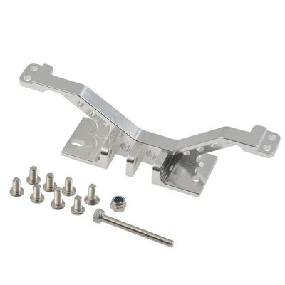 Front & Rear Axle 4 Linkage Link Mount Kit Axle Convert to 4 Link Rig for 1/10 Axial SCX10 RC Crawler Car Upgrade Parts ( Color : Silver-Front )