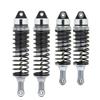 Aluminium Alloy Shock Absorber Assembled Full Metal Big Bore Shocks Front & Rear for Traxxas 1/10 Slash 4x4 Rustler 4x4 VXL ( Color : Light Yellow ) view 1