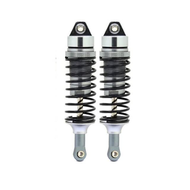 Aluminium Alloy Shock Absorber Assembled Full Metal Big Bore Shocks Front & Rear for Traxxas 1/10 Slash 4x4 Rustler 4x4 VXL ( Color : Black )