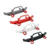 KRYDN Metal Front Bumper for WPL C14 C24 C24-1 1/16 RC Car 4X4 Truck & Crawler Upgrade Parts Accessories ( Color : Black ) view 2
