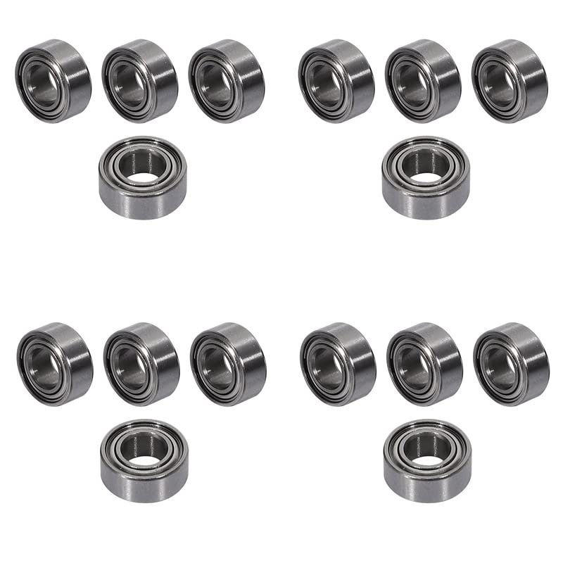 KRYDN 16 Pcs Ball Bearing(5X10X4MM) BE002 for JLB Racing Cheetah 1/10 Brushless RC Car Parts Accessories