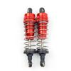 KRYDN for 1/14 WLtoy 144001 1316 RC Car Crawler Short Course Truck Upgrad Part 2 Pcs Aluminum Metal Front&Rear Shock Absorber ( Color : Red ) view 1