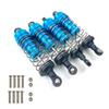 KRYDN for 1/14 WLtoy 144001 1316 RC Car Crawler Short Course Truck Upgrad Part 2 Pcs Aluminum Metal Front&Rear Shock Absorber ( Color : Red ) view 3