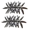 10pcs 504060 5x4x6 6-Blade Single Color CW CCW 5 inch Propellers Blade for FPV Quadcopter Racing RC Drones Frame Kit (5 Pair) view 1