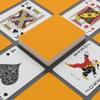 Brian Bula Orange Playing Cards Cool Orange Poker Cards view 2