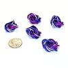Mbii Fidget Balls (Multi-Packs): Quiet Mobius ADHD Anxiety Stim Stress Relief Toy Tool for Home Travel Office or Desk (Small - 5 Pack, Full, Purples) view 2