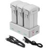 Hanatora Charger Hub with Storage Charging for DJI Mini 3,Mini 4/3 Pro Battery,Three Batteries in Sequence Charge Accessories view 1