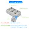 Hanatora Charger Hub with Storage Charging for DJI Mini 3,Mini 4/3 Pro Battery,Three Batteries in Sequence Charge Accessories view 2