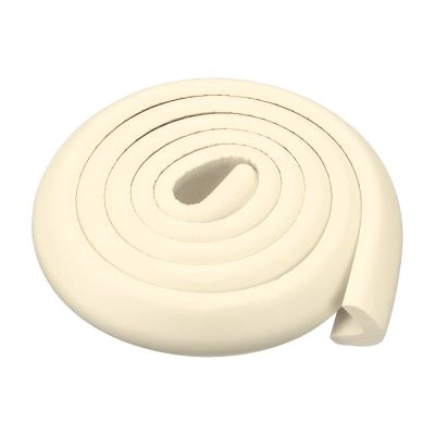 uxcell Corner Guards Edge Protectors 6.56ft(2M), Foam Safety Bumper L Shape for Furniture Corner Table Edge Guard, Beige