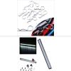 RC LED Light Bar & RC Body Clips 100PCS for TRX4 Slash 2WD 4X4 SCX10 & SCX10 II 90046 Redcat Gen7 Gen 8 1/10 RC Crawler view 1