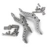 Front & Rear Axle 4 Linkage Link Mount Kit Axle Convert to 4 Link Rig for 1/10 Axial SCX10 RC Crawler Car Upgrade Parts ( Color : Titanium-Front ) view 2
