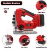 Kids Construction Tool Set for Halloween Toddler Boys Girls 3+ Ages,Red Preschool Pretend Play Tool,Toddler Toys with Electric Toy Chainsaw, Drill Toy,Toy Tools Christmas for Kids view 3