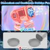EagleStone 2 Pack Bubble Gun Machine for Kids, Automatic Light Up Bubble Blower with 4 Bottles 10 Bags Refill Solution, Bubble Guns Blaster for Toddlers, Outdoor Toys Gifts, Wedding Easter Party Favor view 4
