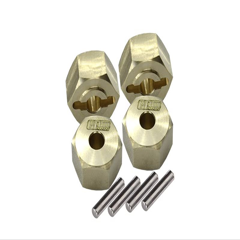 GPM Upgrades Brass Hex Adapters (12X7.5MM) for 1/18 UTB18 Capra 4WD Unlimited Trail Buggy (AXI01002) RC Cars