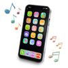 Ella Dream Baby Phone Toy for 1 Year Old Toddlers, Musical Cell Phone Toy with Light and Sound, Pretend Play Toy for Boys and Girls, Gifts for Birthday, Holiday (Black) view 1