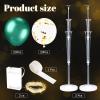 Sosation 2 Set Floor Balloon Column Stand Kit with 40 Balloons and LED Light Holder Ideal for Mardi Gras Valentine Birthday Wedding Party Decor Supplies(Green) view 3