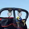 2Pcs Stroller Hooks Hooks Adjustable Multifunctional 360 Degree Rotate Accessories Holder Clips for Groceries Purse Diaper Bags view 4