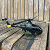 C186 Remote Control Helicopter for Adults 14y+ Beginner Expert Single Rotor Aileronless BO-105 Like-Real RC Aircraft Model Air Pressure Hover Aerobatic Flight 6-Axis Gyroscope (Camo2 Batteries) view 4
