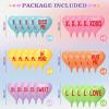 30 Pcs Valentine's Day Candy Heart Balloons 18 Inch Foil XOXO Be Mine Love Sweet Pink Heart Helium Balloons Set for Valentine's Day Wedding Anniversary(Colorful) view 2