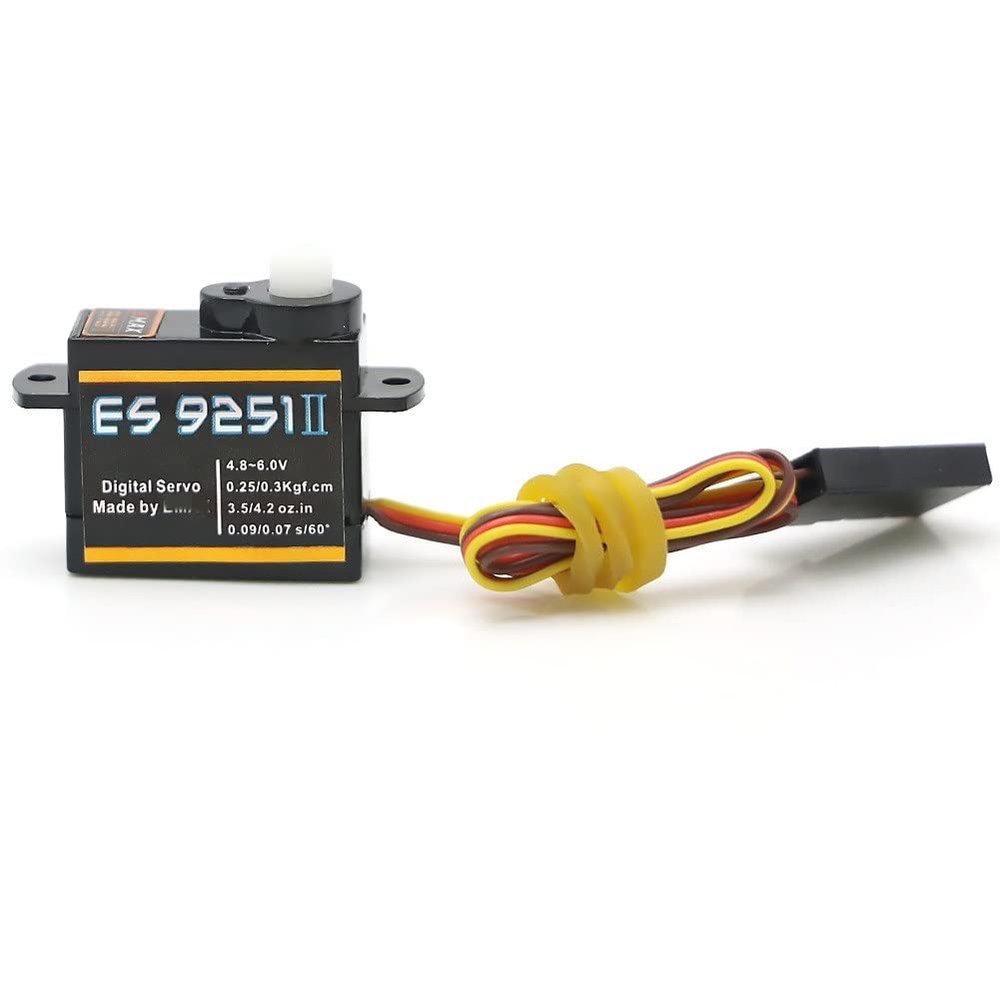 APEFIT RC Helicopter Aircraft Parts for Emax ES9251 2.5g Digital Servo RC servo 0.27kgf.cm for RC Helicopter Airplane Part (es08ma es08md es08a Wholesale) Replaceable Accessories (Color : 1 Piece)