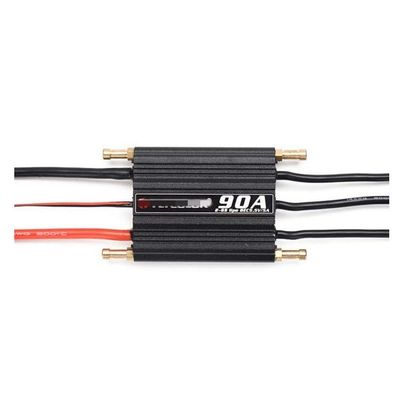 RC helicopter aircraft parts For Flycolor 50A 70A 90A 120A 150A Brushless ESC 2-6S RC Boats Waterproof ESC Programme Card with BEC System for RC Boats Replaceable accessories ( Color : 90A (2-6S) )