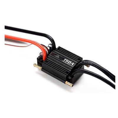 RC helicopter aircraft parts For Flycolor 50A 70A 90A 120A 150A Brushless ESC 2-6S RC Boats Waterproof ESC Programme Card with BEC System for RC Boats Replaceable accessories ( Color : 150A (2-6S) )