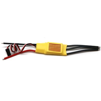 RC helicopter aircraft parts For Mitoot 20A 30A 40A 50A 60A 80A ESC Brushless Motor Speed Controller ESC with Heat Sink For Rc Drone Helicopter Airplane Car Boat Replaceable accessories ( Color : 60A