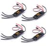 APEFIT RC Helicopter Aircraft Parts 4pcs/lot Brushless 40A ESC Speed Controler 2-4S with 5V 3A UBEC for RC FPV Quadcopter RC Airplanes Helicopter Replaceable Accessories (Color : Long Wire) view 1