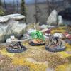 Fallout Wasteland Warfare: Creatures - Blood Bugs - 3 Unpainted Resin Miniatures, RPG, Includes Scenic Bases, 32MM Scale Figures, Tabletop Roleplaying Game Minifigures,Grey view 3