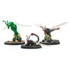 Fallout Wasteland Warfare: Creatures - Sting Wings - 3 Unpainted Resin Miniatures, RPG, Includes Scenic Bases, 32MM Scale Figures, Tabletop Roleplaying Game Minifigures,Grey view 2